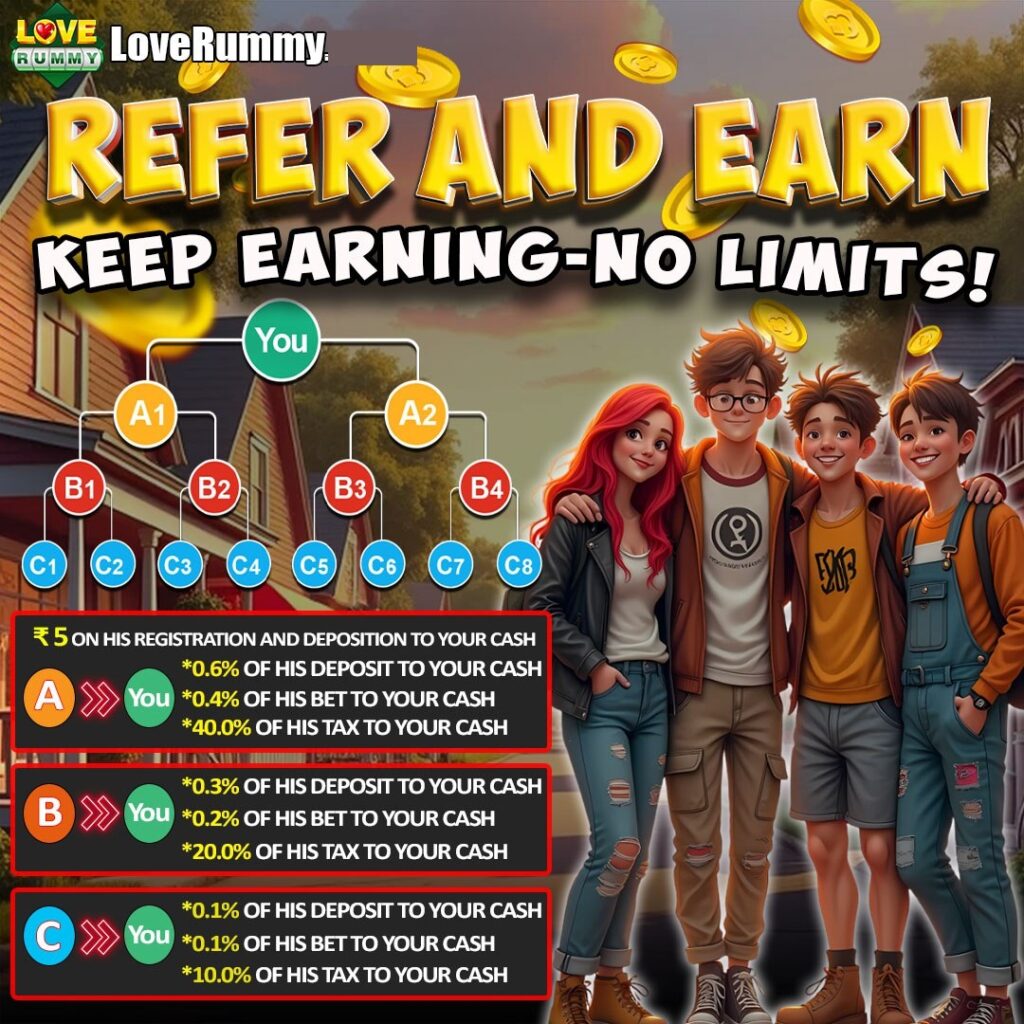 Love Rummy Yono App sign-up bonus screenshot